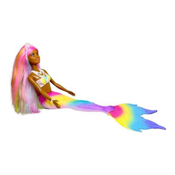Barbie Dreamtopia Rainbow Magic Mermaid Doll Rainbow Hair Color Change - Picture 3 of 11